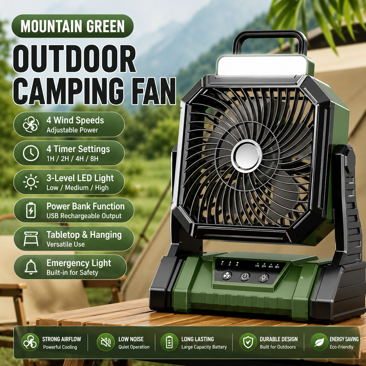 Outdoor Camping Fan