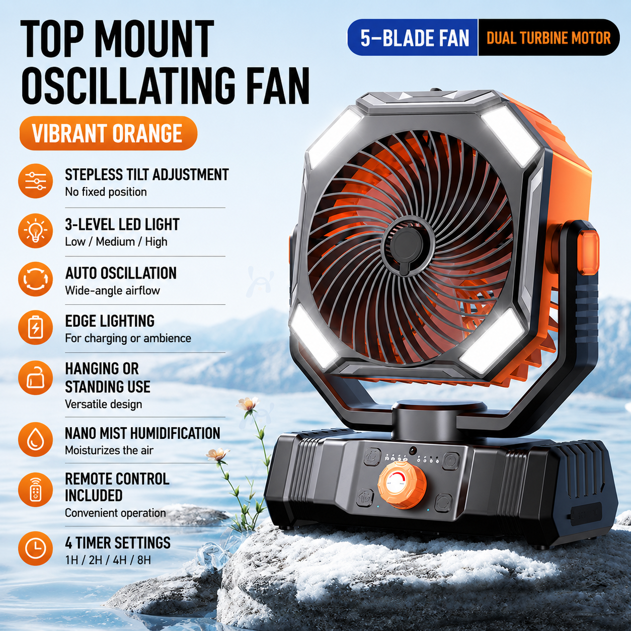 Outdoor Camping Fan