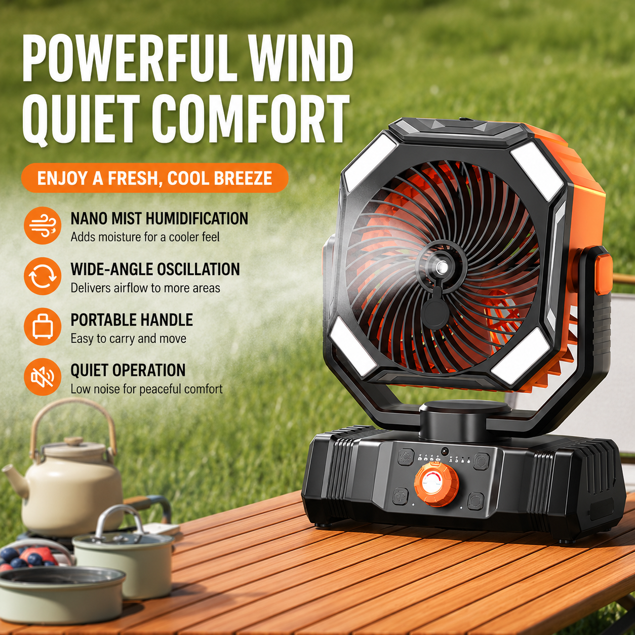 Outdoor Camping Fan
