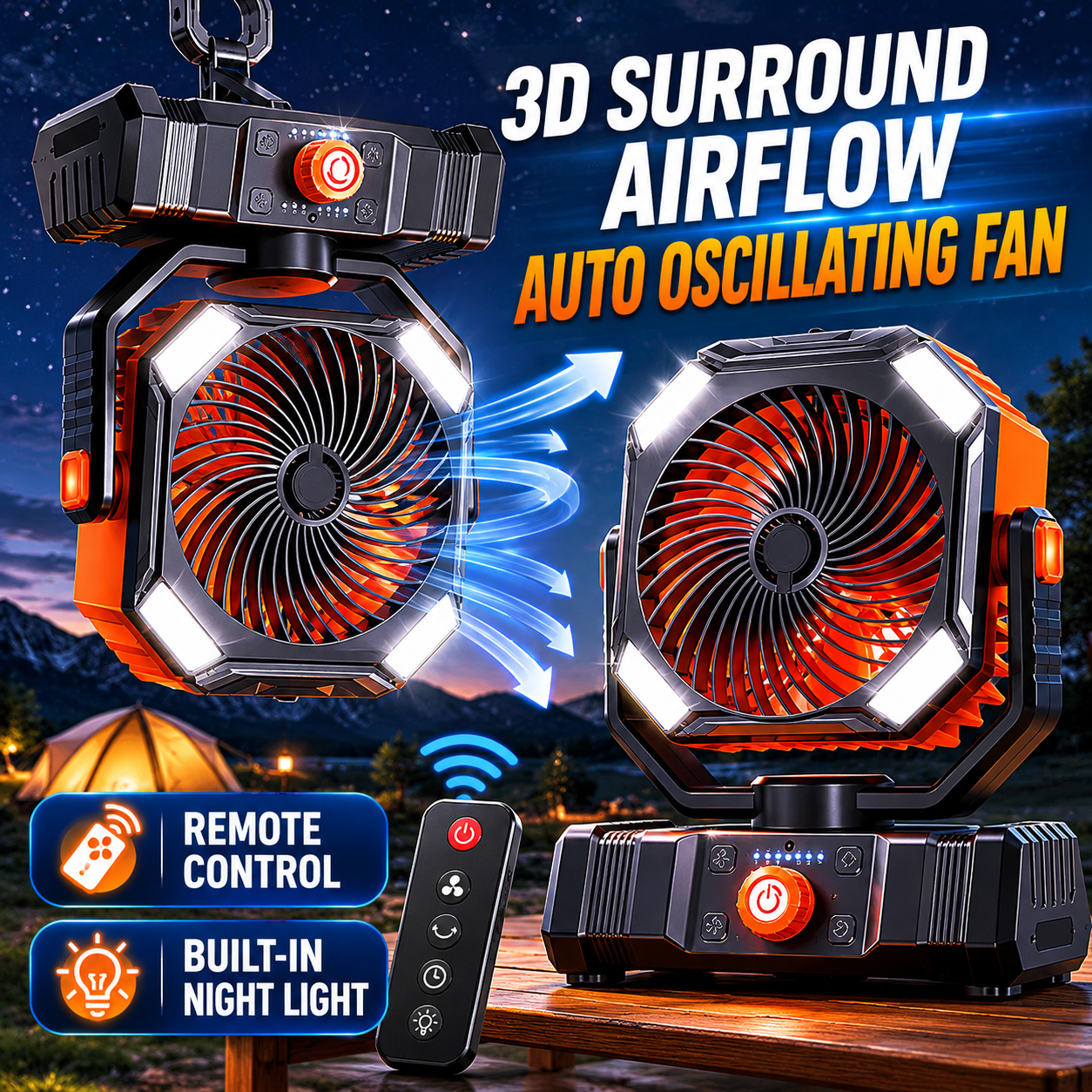 Outdoor Camping Fan