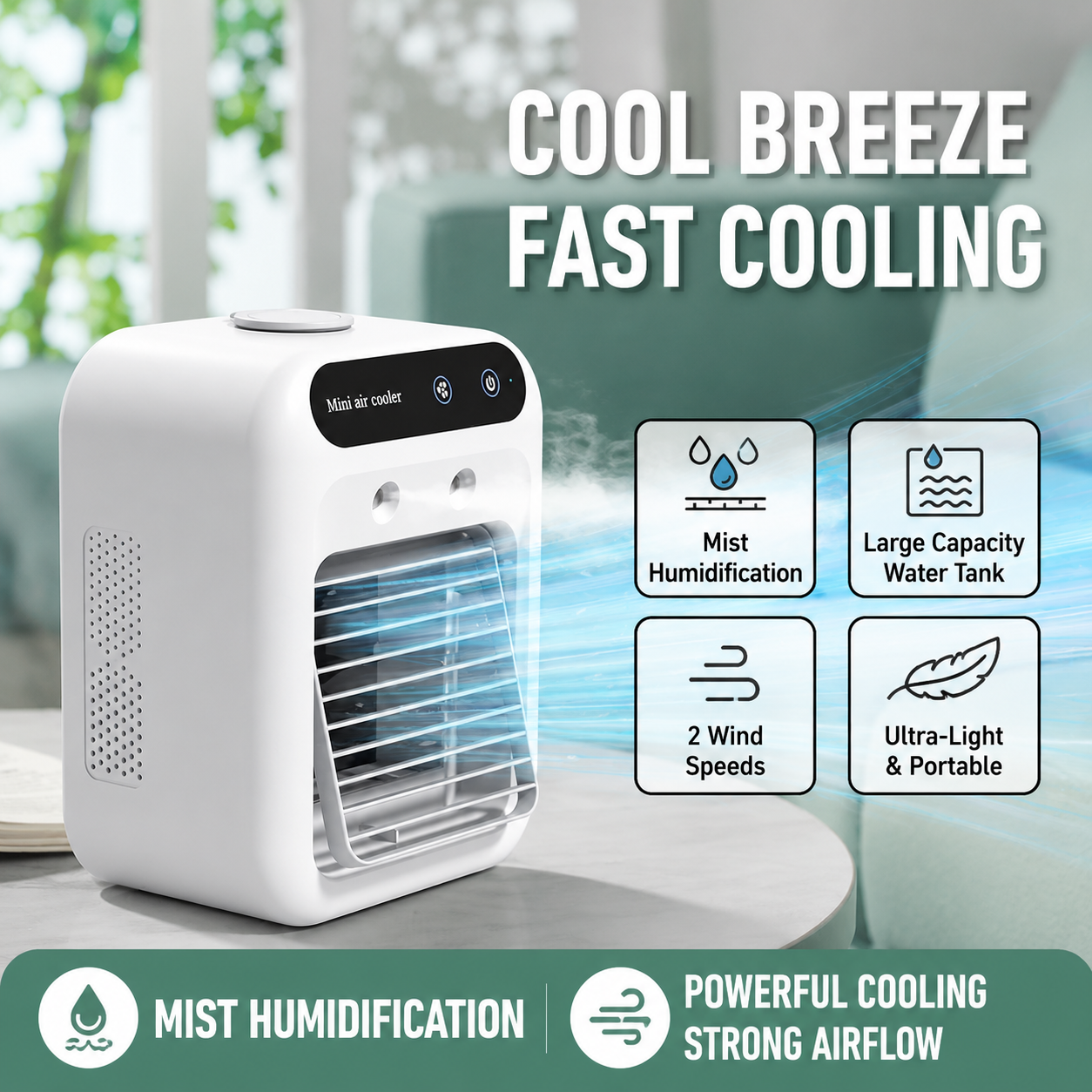 USB Mist Fan