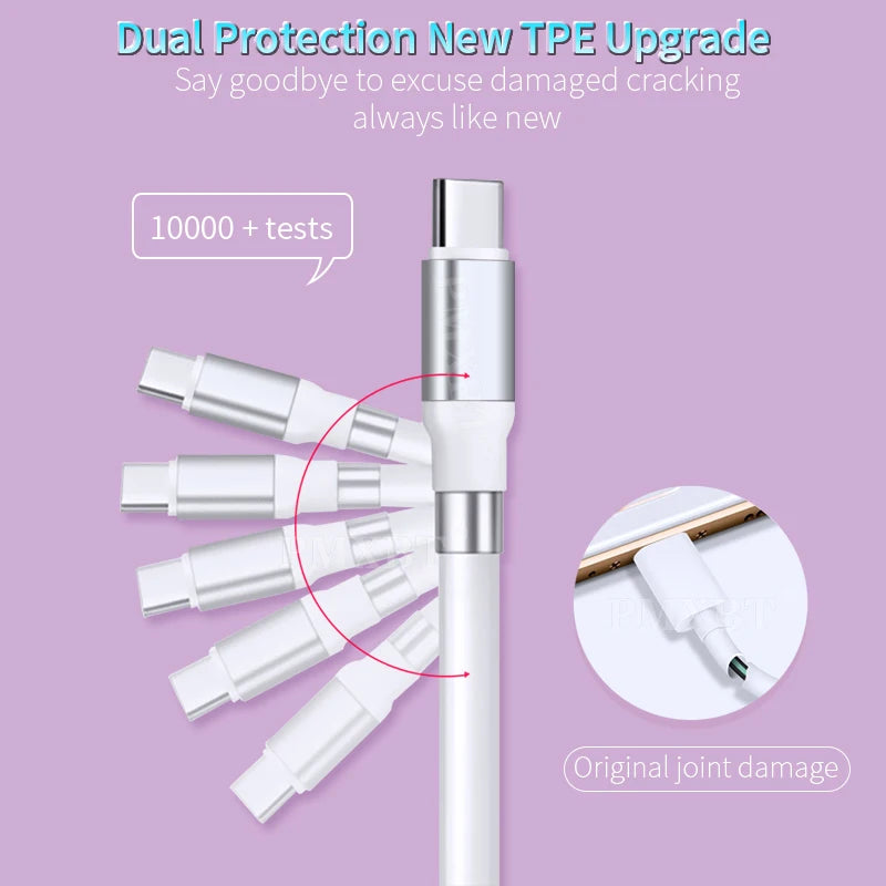 Magnetic Self-Winding Charging Cable
