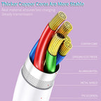 Magnetic Self-Winding Charging Cable