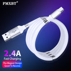 Magnetic Self-Winding Charging Cable