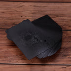 Waterproof Black Diamond Plastic Playing Cards
