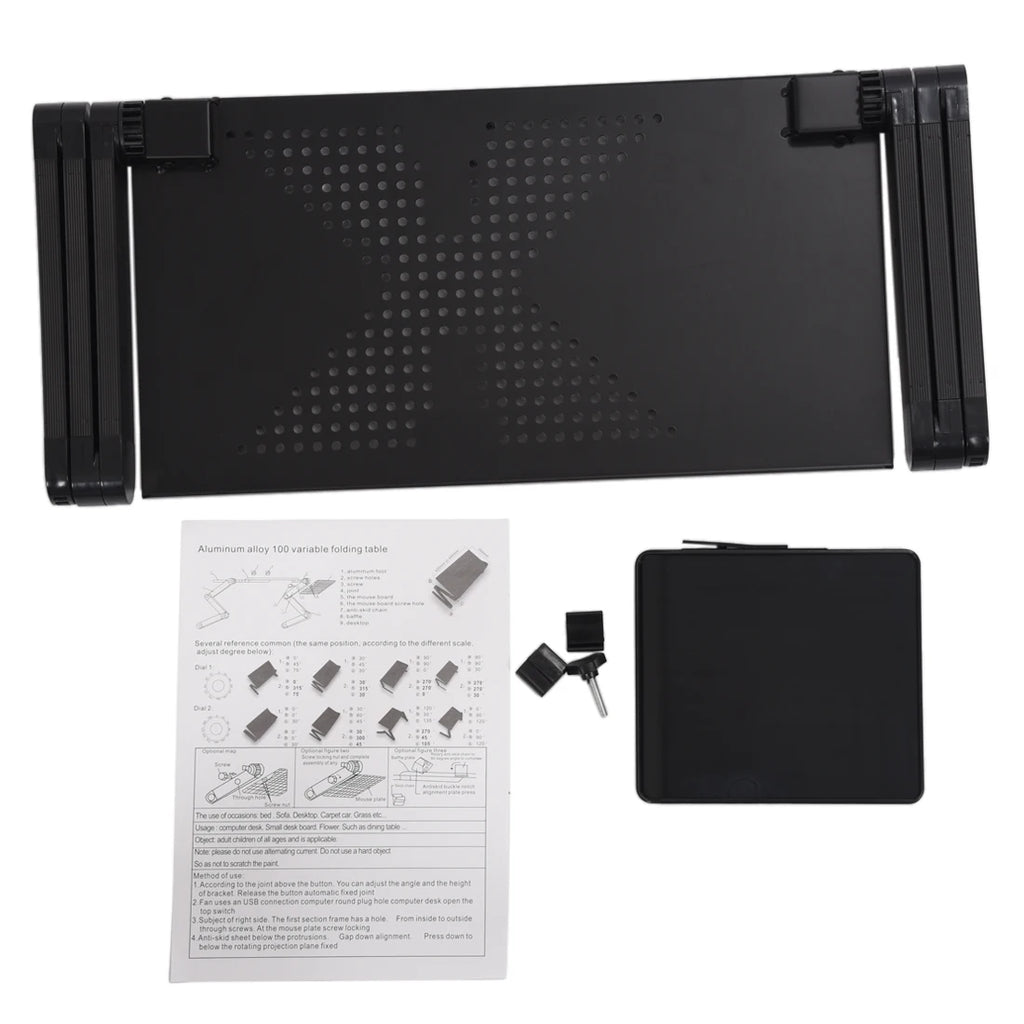 Portable Foldable Laptop Desk with Mouse Pad