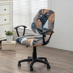 Printed Elastic Office Chair Cover Novva Living