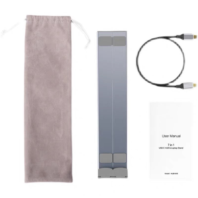 7-in-1 USB-C Hub & Foldable Laptop Stand