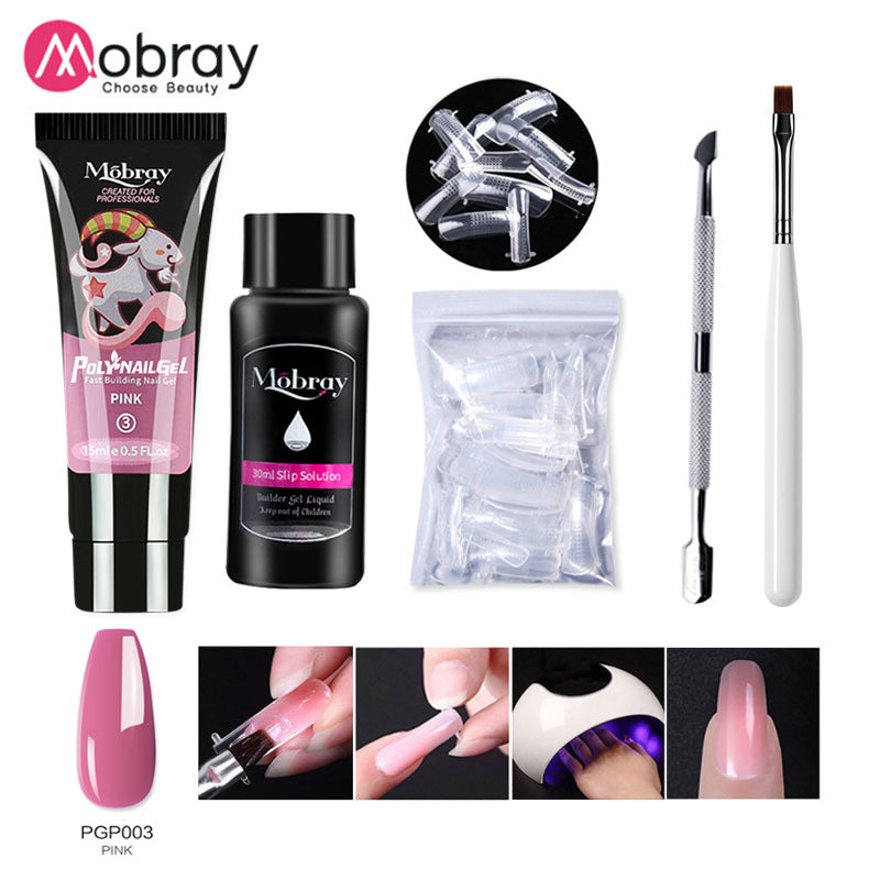 Kit de colle d'extension d'ongles en cristal