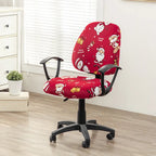 Printed Elastic Office Chair Cover Novva Living
