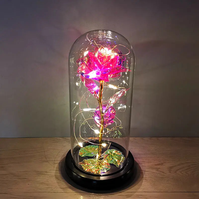 LED Glass Dome Rose Novva Living