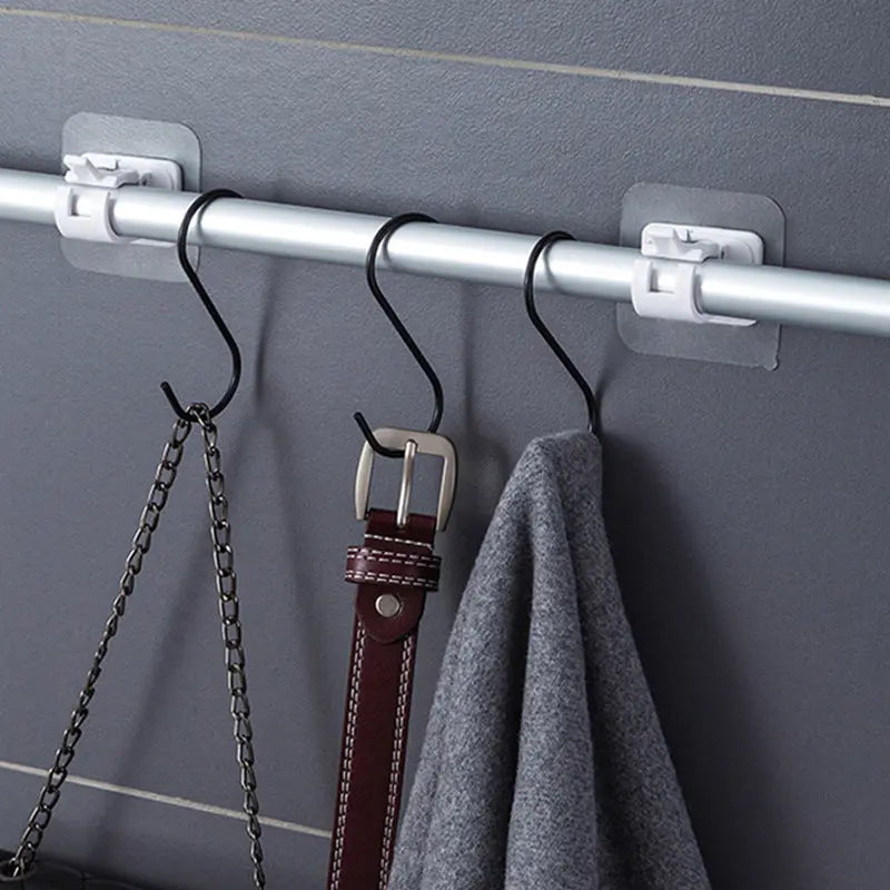 Punch-Free Curtain Rod Hooks Novva Living