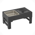 Foldable Elevated Pet Feeding Station