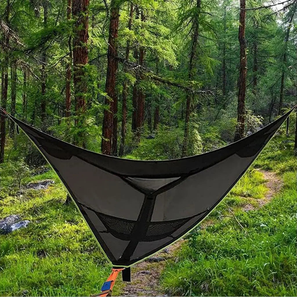 Triangular Camping Hammock with Mosquito Net Novva Living