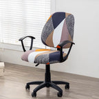Printed Elastic Office Chair Cover Novva Living