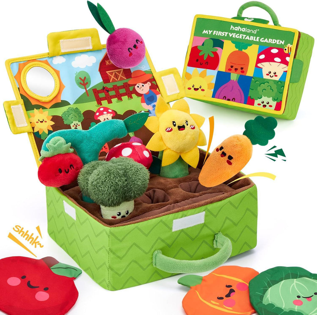 Montessori Fruit & Vegetable Plush Sensory Toy Baby & Toddler