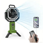 Outdoor Camping Fan with Tripod & Telescopic Rod Novva Living