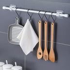 Punch-Free Curtain Rod Hooks