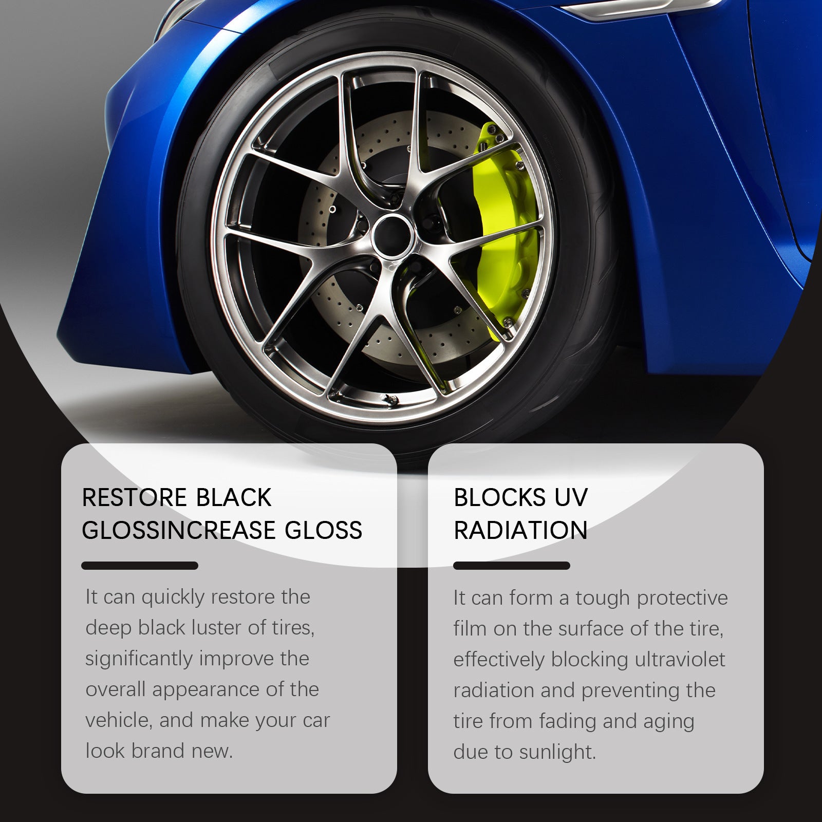 Car Tyre Refinishing Wax Dirt & Ageing Protection