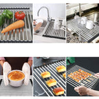 Stainless Steel Collapsible Kitchen Drain Rack