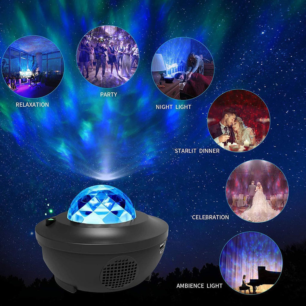 LED & Laser Star Projector Night Light