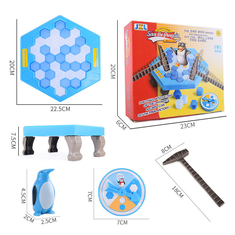 Percussion Penguin Building Blocks Desktop Game