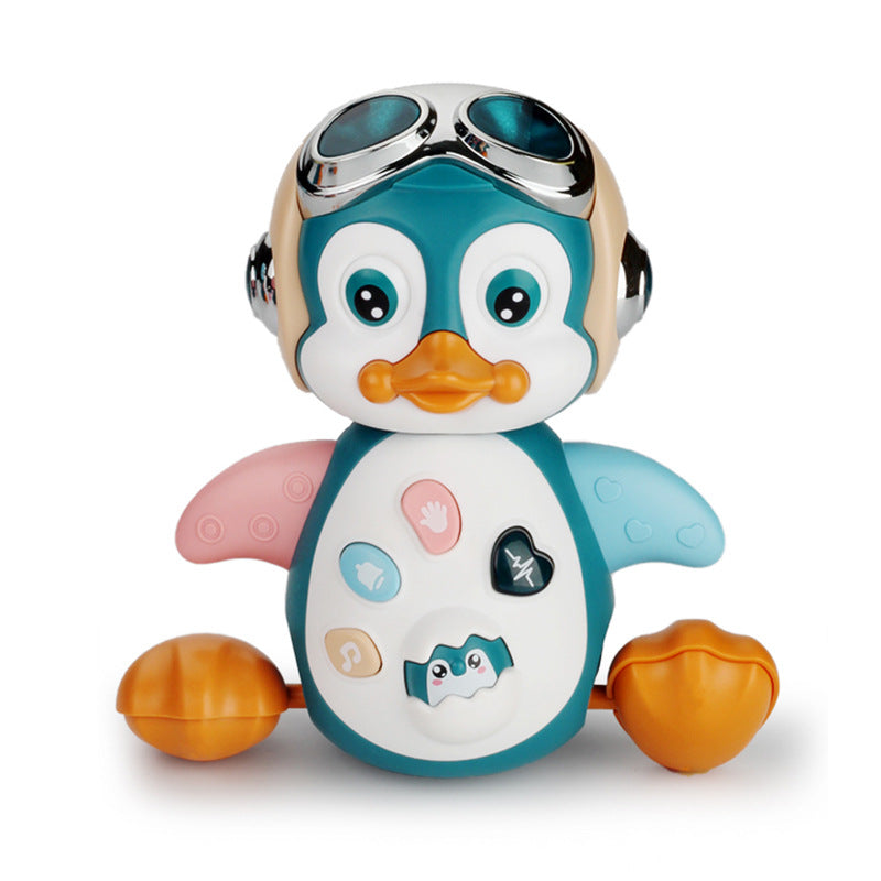 Electric Dancing Penguin Toy with Light & Music