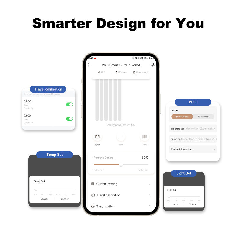 WiFi Smart Curtain Motor & Accessories