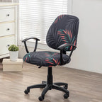Printed Elastic Office Chair Cover Novva Living