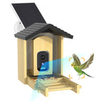 Bamboo Smart Bird Feeder