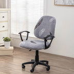 Printed Elastic Office Chair Cover Novva Living