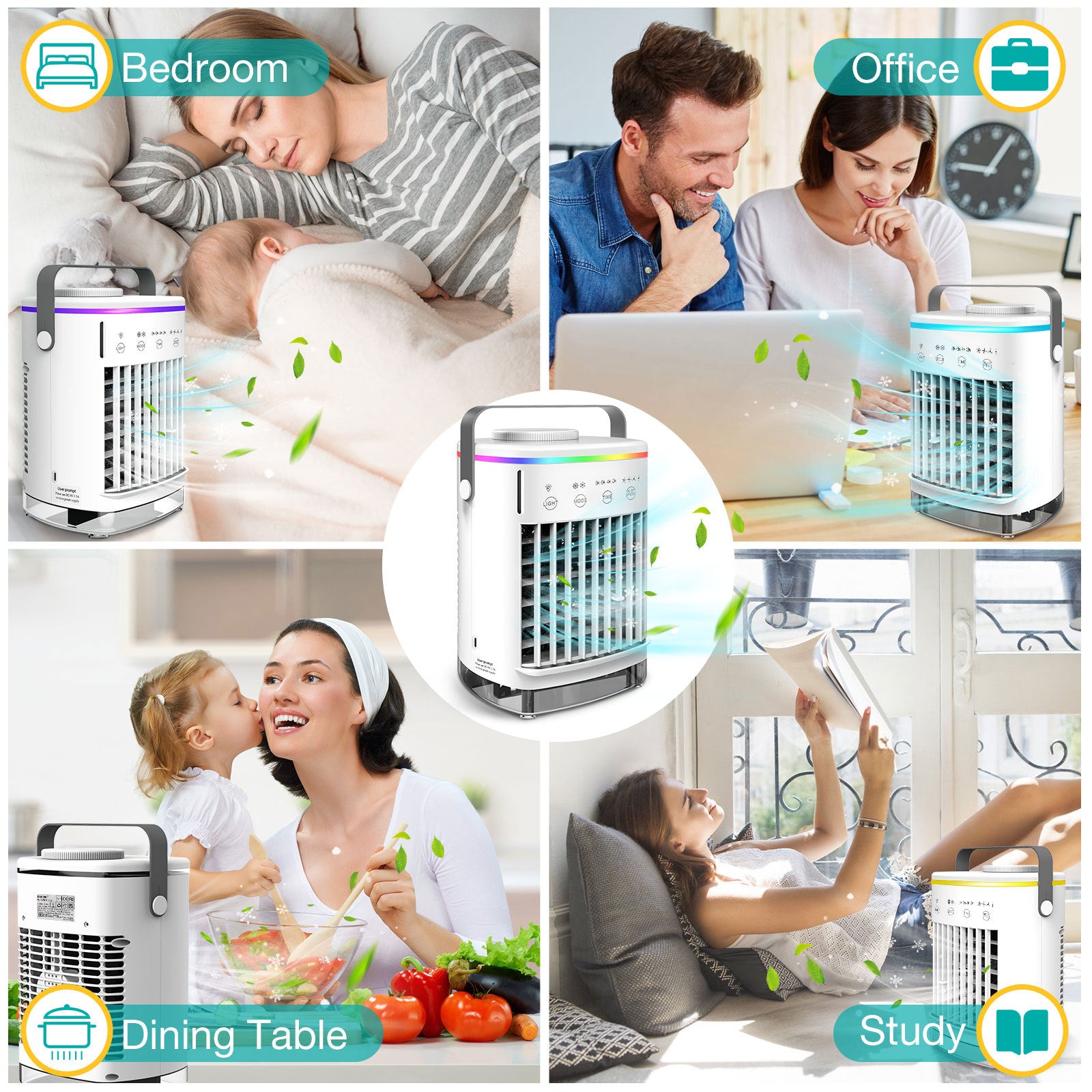 Portable USB Air Cooler Fan