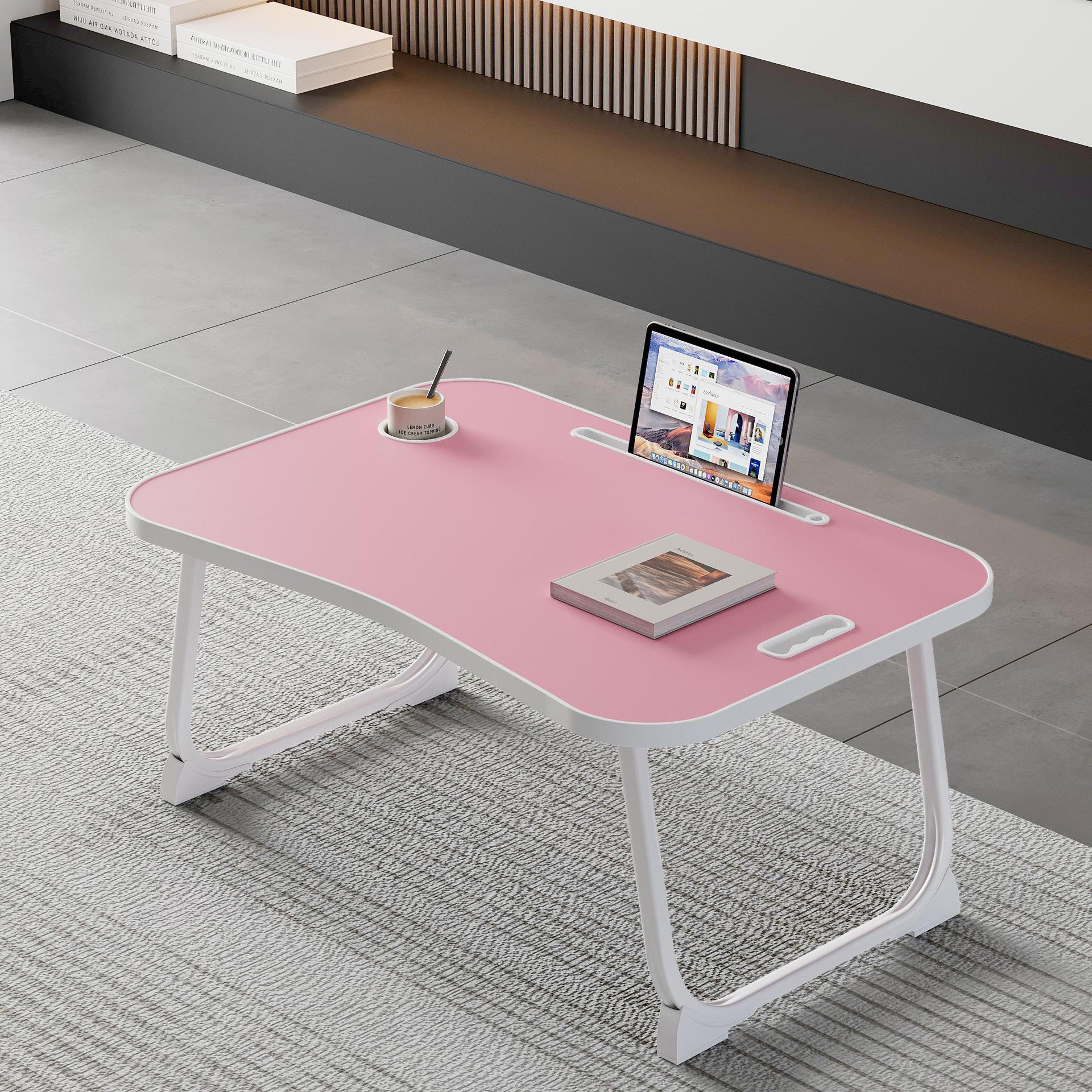 Foldable Laptop & Study Desk with Cup Holder
