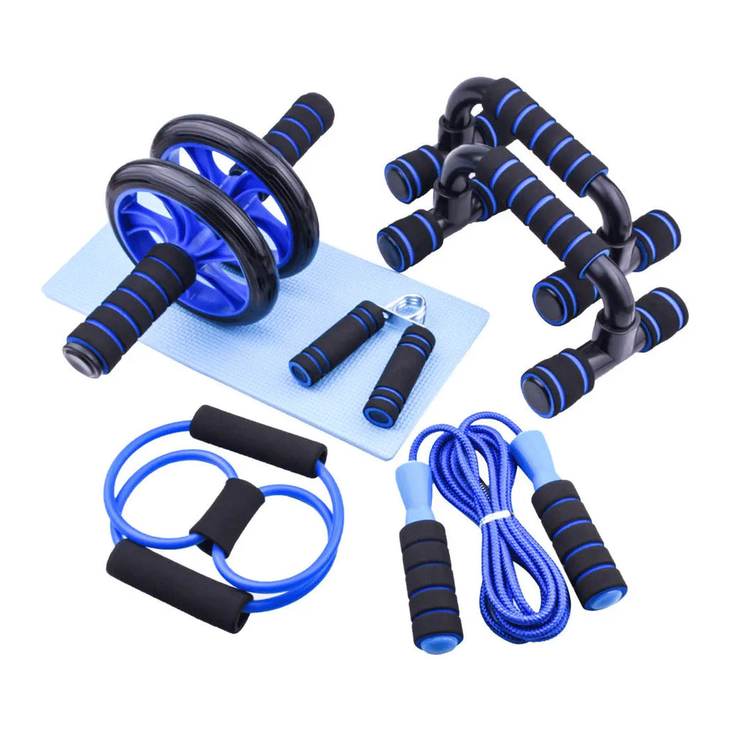 7-Piece Ab Wheel & Push-Up Fitness Set Novva Living