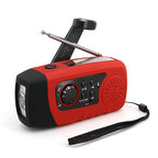 Radio solaire d'urgence avec torche et lecteur de musique