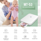 Portable Bluetooth Photo Printer Mini Pocket