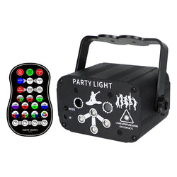 UV 6-Hole Mini Laser Stage Light Novva Living