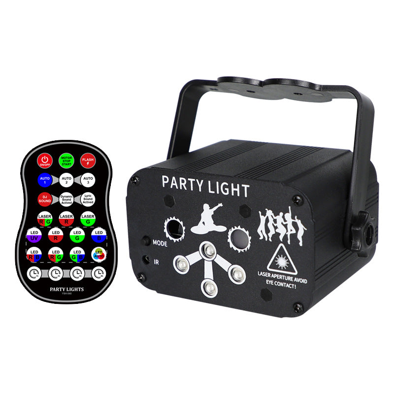 UV 6-Hole Mini Laser Stage Light