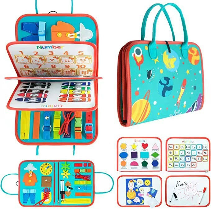 Felt Busy Board Dressing Learning Board for Children