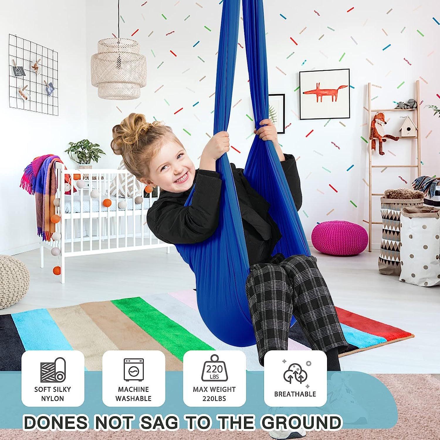Chaise balançoire hamac sensoriel élastique pour enfants