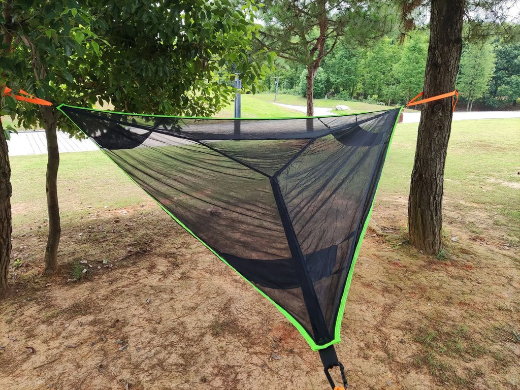 Triangular Camping Hammock with Mosquito Net Novva Living
