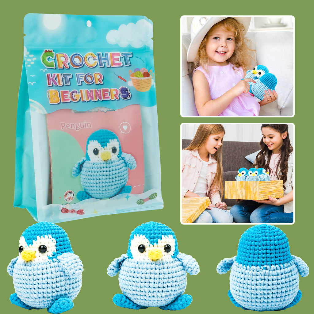 Crochet Penguin Doll Knitting Kit
