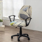 Printed Elastic Office Chair Cover Novva Living