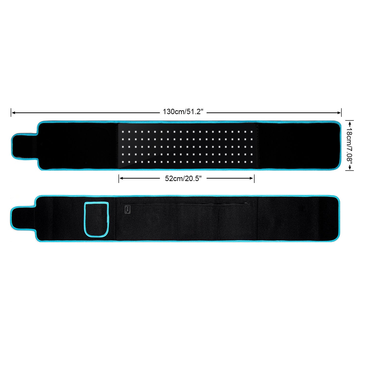 Ceinture de luminothérapie rouge