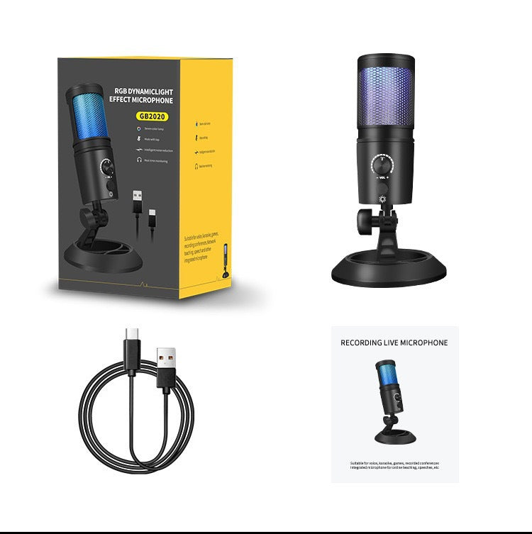 RGB USB Condenser Microphone