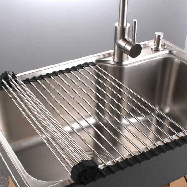 Stainless Steel Collapsible Kitchen Drain Rack