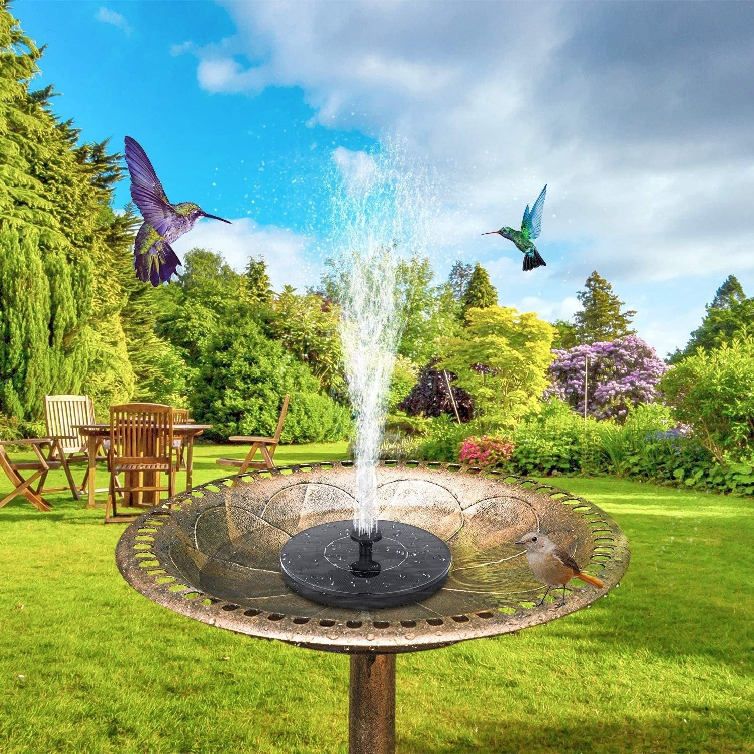 Solar Floating Fountain