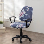 Printed Elastic Office Chair Cover Novva Living