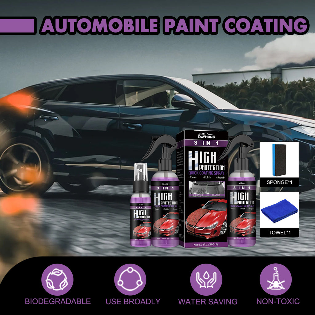 3-in-1 Car Paint Spray Coating & Colour Change