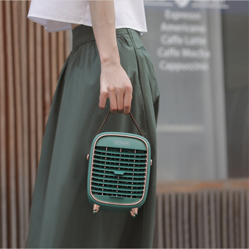 Ventilateur rafraîchisseur d'air portatif avec humidification